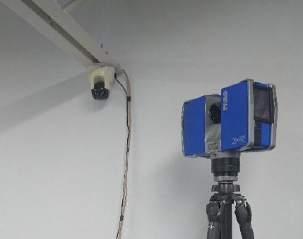 Laser Scanner with Security Camera