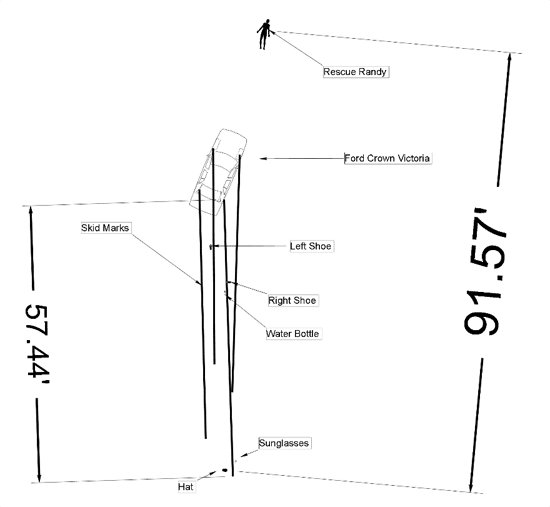 Crash Scene Diagram 1