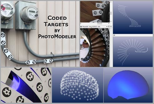 Photogrammetry Coded Target Examples