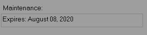 Find PhotoModeler Maintenance Renewal Date on License Dialog