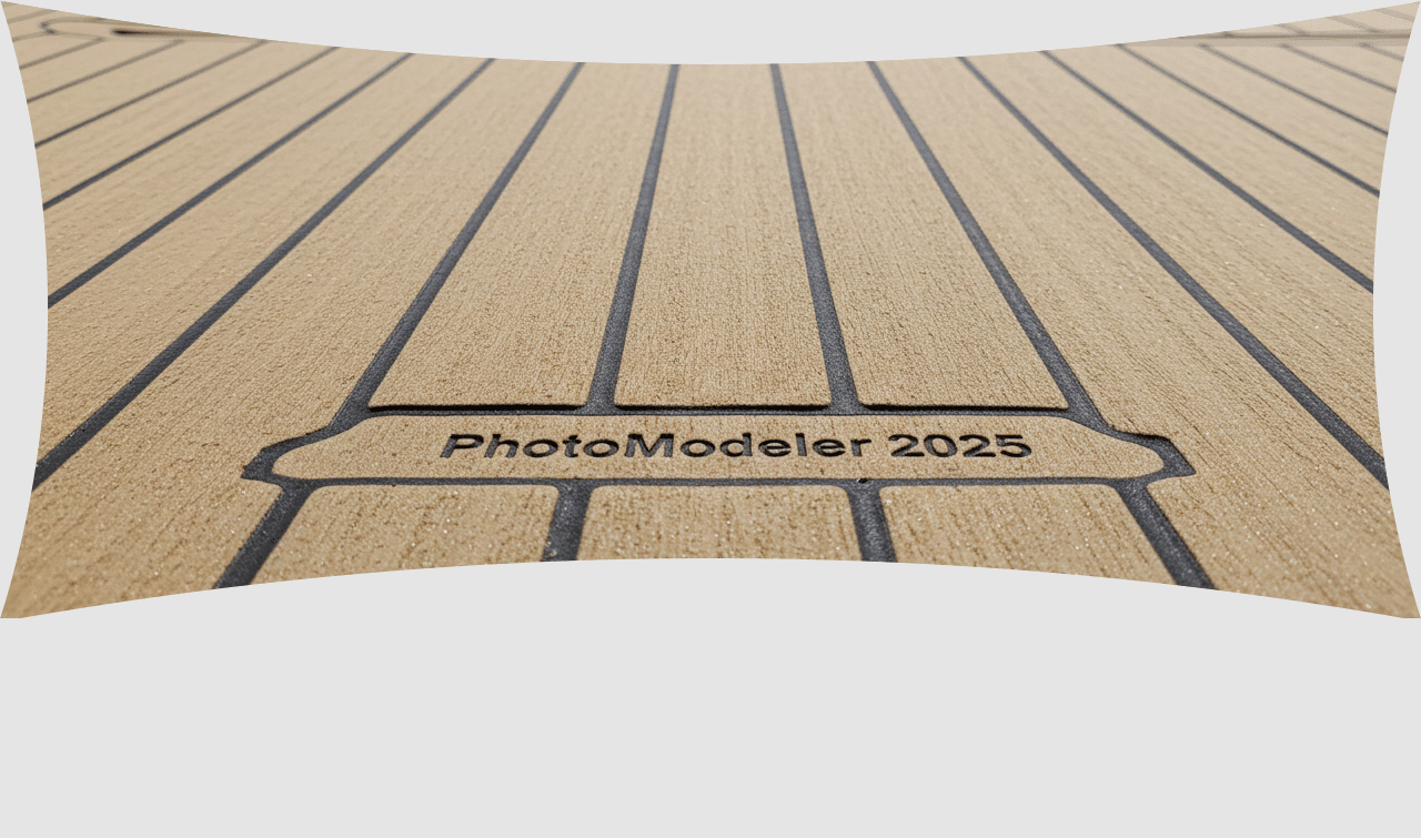 PhotoModeler 2025 Engraved on EVA Foam