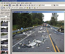 PhotoModeler UI Accident Scene