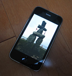 iphone inukshuk